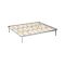 Rete letto matrimoniale Dabatt, 100% Made in Italy, Cm 160x190h31