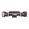 Salotto da esterno 5 posti e 1 tavolo effetto rattan marrone - Admiral