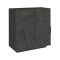 Scarpiera 2 ante ardesia 81x86h cm - Apetta