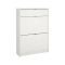 Scarpiera 2 ante e 1 cassetto bianca 70x101h cm - Theophile