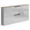 Scarpiera 2 ante grigia e rovere 160x80h cm - Achiko