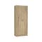 Scarpiera 2 ante quercia 69x170h cm ripiani regolabili - Erinni