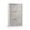 Scarpiera 3 ante bianca e cemento 67x112h cm - Axinite