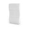 Scarpiera 3 ante bianca lucida 71x122h cm in legno - Borea