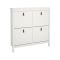 Scarpiera 4 ante bianca 102x102h cm - Actinidia