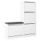 Scarpiera 4 ante bianca 105x118h cm - Velma