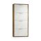 Scarpiera 4 ante bianca e rovere 67x147h cm - Adeindein