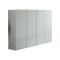 Scarpiera 4 ante grigia 160x115h cm - Abdul