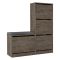 Scarpiera 4 ante marrone 105x119h cm - Velma