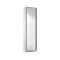 Scarpiera alta bianca e cemento 50x182h cm con specchio - Asiago