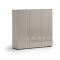 Scarpiera Beige Cashmere 24 Paia 10 Ripiani 120x34x115h cm, 3 Ante Made in Italy - Sotto