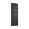 Scarpiera in metallo 5 ante nera 50x172h cm in metallo - Afrend