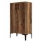 Scarpiera Marrone Noce 4 Ripiani 8 Paia 60x35x111h cm, 2 Ante - Cavalieri