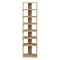 Scarpiera Marrone Rovere 8 Paia 8 Ripiani 30x30x110h cm, 7 Vani - Soddi