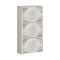 Scarpiera rustica 3 ante bianca 60x113h cm in legno - Asca
