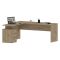 Scrivania angolare rovere 180x60cm con 3 cassetti - Ascuby