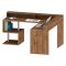 Scrivania angolare rovere 180x93cm con porta pc - Auletta