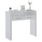 Scrivania Bianco 2 Cassetti Modulabile 98.6x36.6x86.9h cm, un Vano - Opaglio
