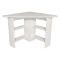 Scrivania Bianco Angolare 5 Ripiani 80x80x74h cm, 4 Vani - Mamette
