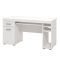 Scrivania Bianco Opaco un Cassetto 5 Ripiani 145x65.5x75.5h cm, Un'anta - Massafra