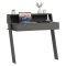 Scrivania lineare antracite 94x50cm con 1 cassetto - Vittone