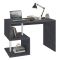 Scrivania lineare ardesia 100x50cm con supporto pc - Acan