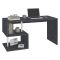Scrivania lineare ardesia 140x60cm con supporto pc - Atemis