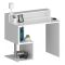 Scrivania lineare bianca 100x50cm con supporto computer - Giusy