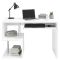 Scrivania lineare bianca lucida 100x50cm con supporto pc - Acan