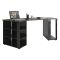 Scrivania lineare nera lucida 205x90cm - Fuhao
