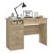 Scrivania lineare quercia 109x48cm con 4 cassetti - Amor