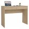 Scrivania lineare rovere 100x39cm con 2 cassetti - Acero