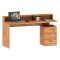 Scrivania lineare rovere 160x90cm con 3 cassetti - Bardi