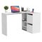 Scrivania modulabile bianca 152x49cm con libreria - Ascona