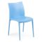 Sedia da Esterno Azzurro una Sedia Impilabile, Peso Supportato 120 kg Made in Italy - Grover