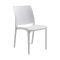 Sedia da esterno Camo, 54x46 h80 cm, Bianco
