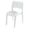 Sedia da esterno design bianco - Genny