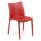 Sedia da Esterno Rosso una Sedia Impilabile, Peso Supportato 120 kg Made in Italy - Grover