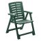 Sedia da Esterno Verde una Sedia Schienale Reclinabile, Multiposizione Made in Italy - Wadley