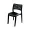 Sedia da giardino design impilabile antracite - Genny