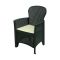 Sedia da giardino in plastica antracite - Amilton