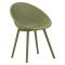 Sedia Verde 2 Sedie Adatto per Indoor-outdoor, Materiale Struttura in Plastica - Tansen