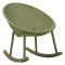Sedia Verde a Dondolo, Adatto per Indoor-outdoor, Materiale Struttura in Plastica - Phunt