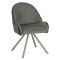 Sedia Verde Grigio 2 Sedie Imbottito, Materiale Struttura in Tessuto - Kinna