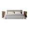 Set Comodini Marrone Quercia Nero Antracite 4 Ripiani Colore Ripiano Marrone, Elementi Inclusi 2 Comodini - Tartano