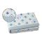 Set Completo Letto Matrimoniale Azzurro 50% Cotone 50% Poliestere, Lavabile in Lavatrice - Sateneha Luxury