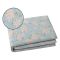 Set Completo Letto Matrimoniale Azzurro Acqua Percalle 210 Fili in Cotone Pettinato e Mercerizzato - Salilisa Luxury