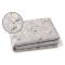 Set Completo Letto Matrimoniale Bianco Crema Viola Lilla 100% Puro Cotone, Lavabile in Lavatrice - Rovanone Luxury
