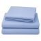 Set Completo Letto Matrimoniale blu Cadetto 100% Puro Cotone , Lavabile in Lavatrice - Rova Luxury