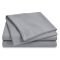 Set Completo Letto Matrimoniale Grigio Pietra 100% Puro Cotone , Lavabile in Lavatrice - Rova Luxury